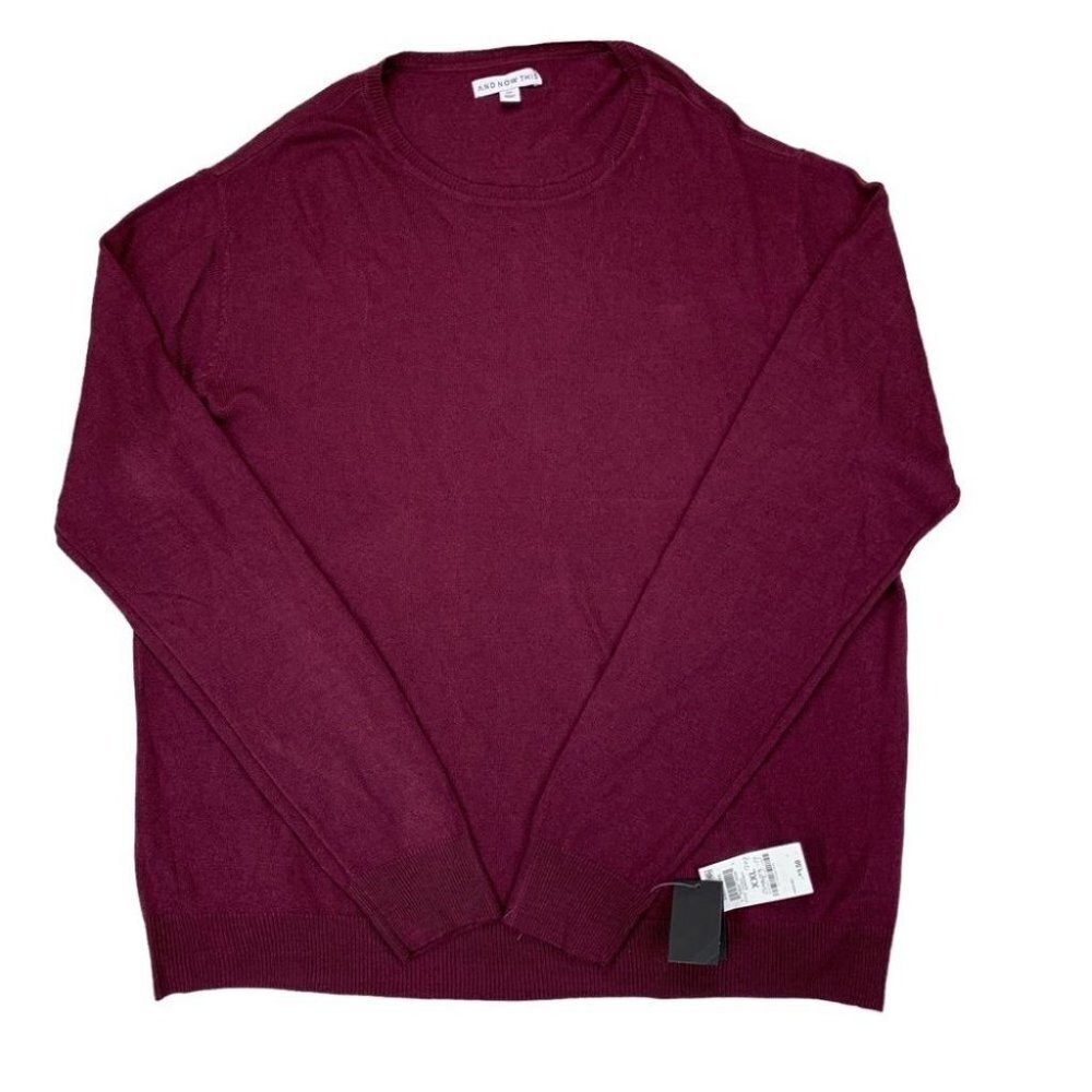 And Now This Mens Solid Sweater Size 2XL